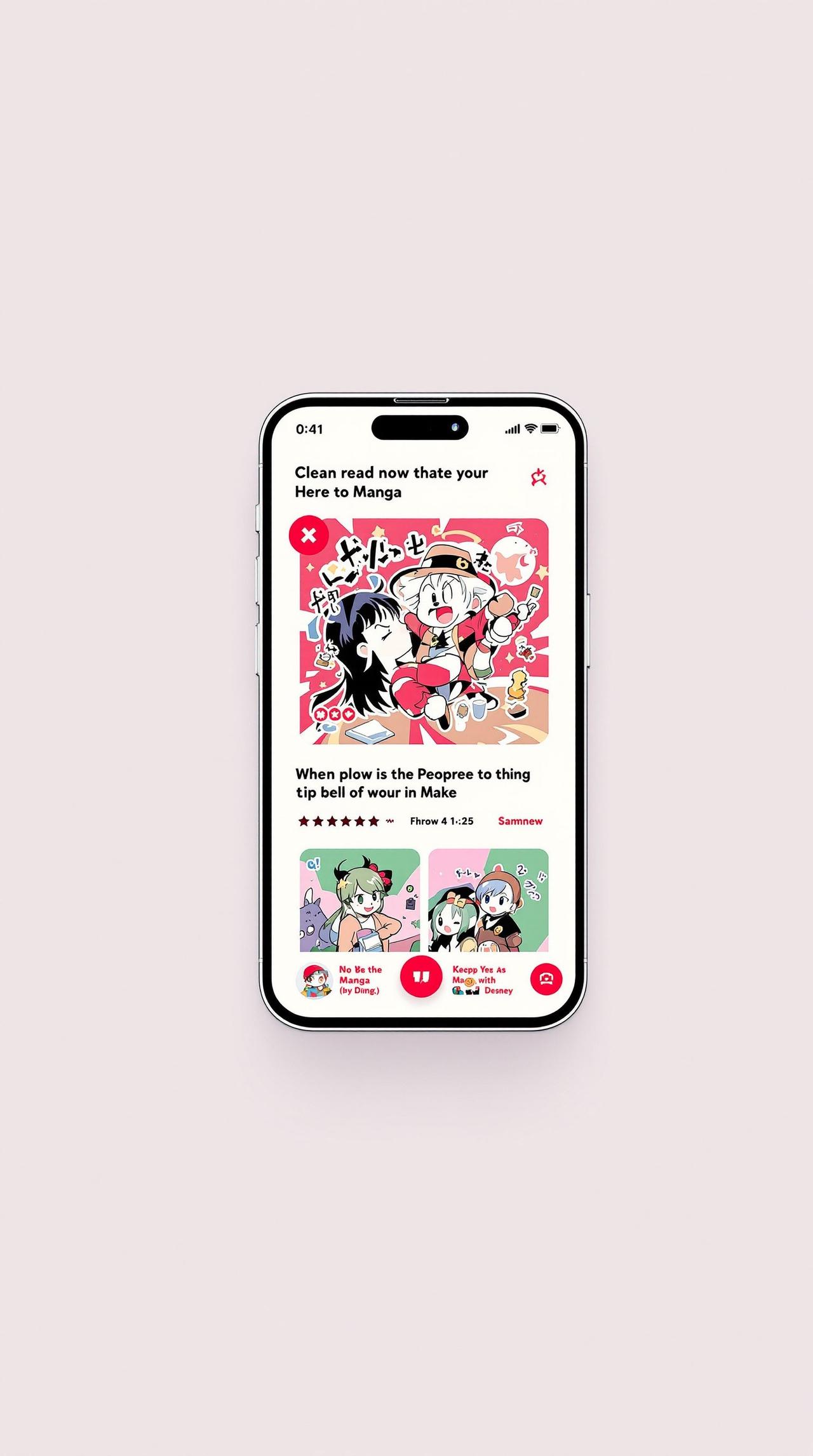 58影视动漫APP首页界面预览